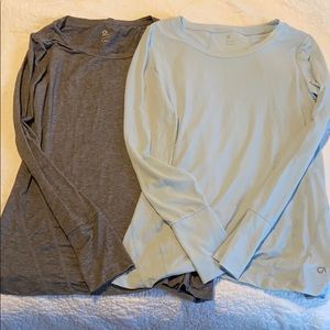 Lot of 2 GapFit long sleeve tees